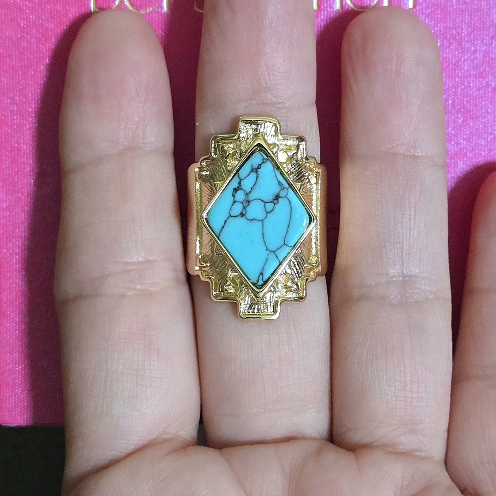 Persimmon Turquoise🩵 Statement Ring💍 - NWT